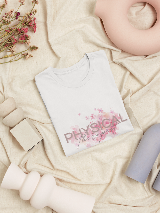 Physical Therapist Cherry Blossom T-shirt