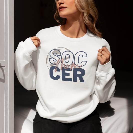 Soccer MOM Crewneck Sweatshirt